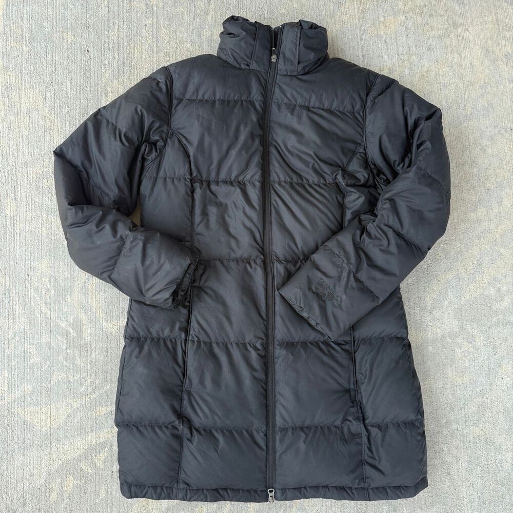 Mountain Hardwear Down Puffer Parka Jacket Black No Hood Size Large